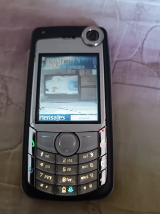 Teléfono Móvil Nokia 6680 Plata/Negro