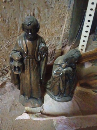 Figuras religiosas de bronce
