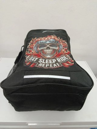Mochila KRUZZEL Negra Impermeable 30L