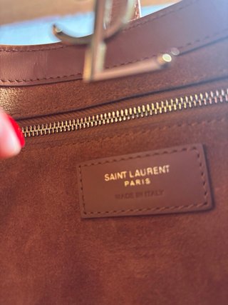 Bolso Saint Laurent Marrón y Dorado