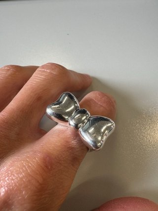 Anillo Tous Plata Lazo Ribbon