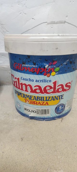 Pintura Impermeabilizante Gilmarlas Terraza Rojo 5