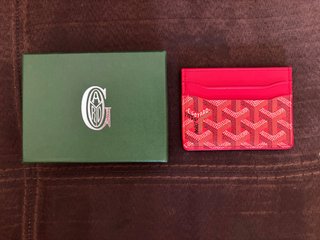 Portacarte Goyard Rosso