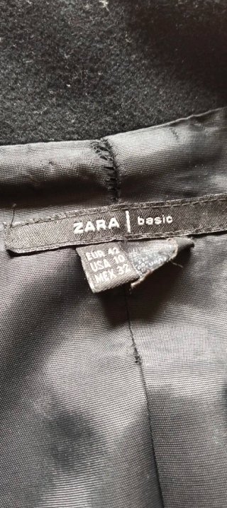Abrigo paño negro T42