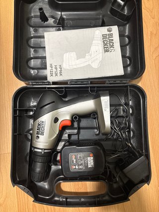 Taladro Atornillador Black&Decker + Maletín
