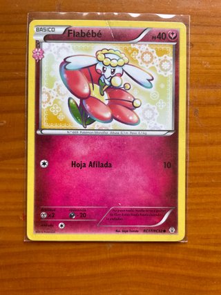 Carta Pokémon Flabébé Básico RC17/RC32