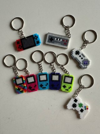 Portachiavi Nintendo & Xbox in hama beads