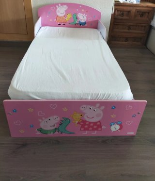 Cama infantil Peppa Pig rosa