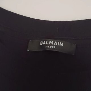 T-shirt Balmain uomo nera