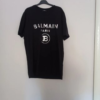 T-shirt Balmain uomo nera