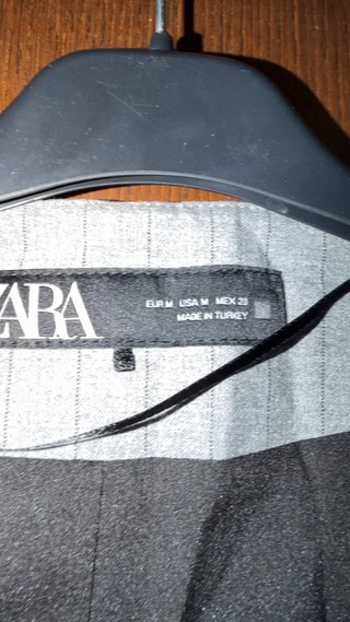 Completo Zara gessato grigio