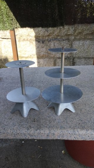 Expositores de metal para tartas/postres