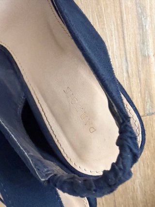 Tacones Parfois Azul Marino Talla 38