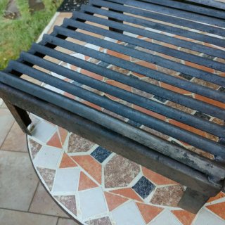 Griglia BBQ artigianale in ferro e acciaio