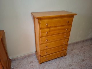 Lote completo muebles de pino macizo  350€