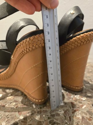 Sandalias cuña Tommy Hilfiger negras