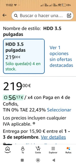 Disco Duro HDD 3TB  3.5" Seagate Barracuda ST3000D