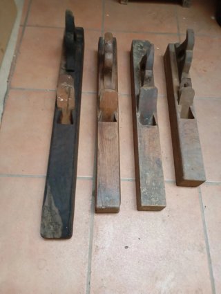 Cepillos y garlopa antiguos desdé 20€ por unidad