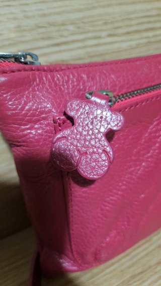 Bolso bandolera Tous rosa 27x17 cm