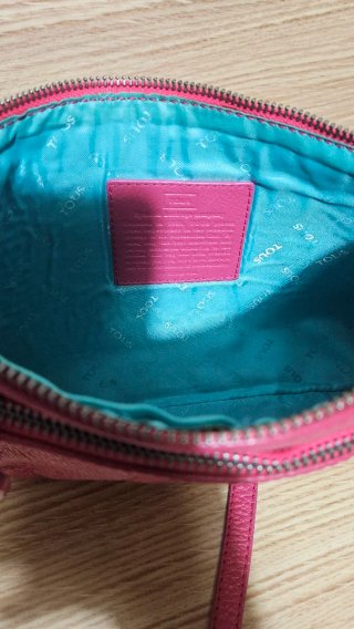 Bolso bandolera Tous rosa 27x17 cm