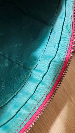 Bolso bandolera Tous rosa 27x17 cm