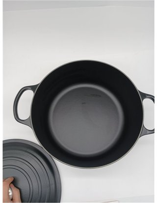 Le Creuset Cocotte Round Cast Iron - 30 cm - 8 - 1 L - All Heat Sources Including Induction - Matte Black - 21177300000430