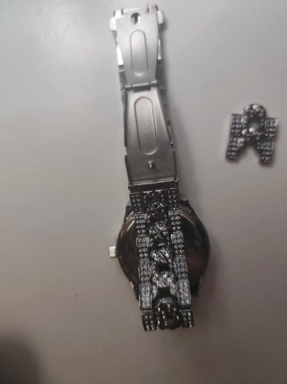Reloj inspiración plata y Rosa