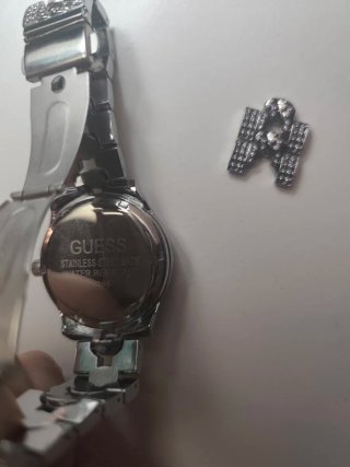 Reloj inspiración plata y Rosa