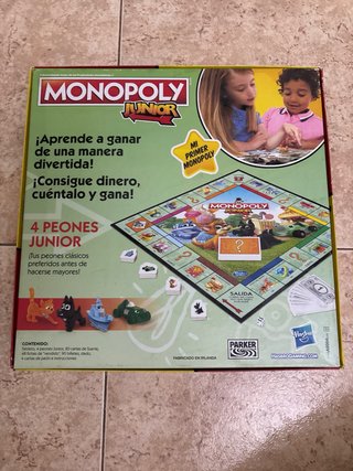 Monopoly Junior Juego de Mesa Hasbro