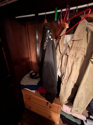 Armario Vintage Madera Tallada