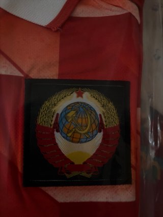 Camiseta deportiva CCCP JELEX XL Roja Blanca