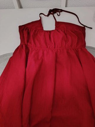 Vestido largo rojo