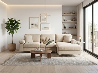 Liquidamos Nuevo sofa beige