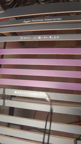 Cama Ortopédica Metálica y Madera