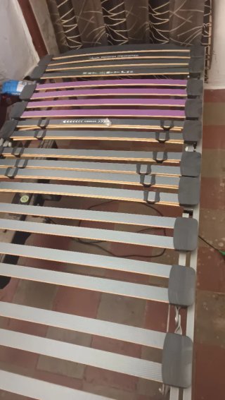 Cama Ortopédica Metálica y Madera