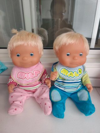 Muñecos Mila y Malo