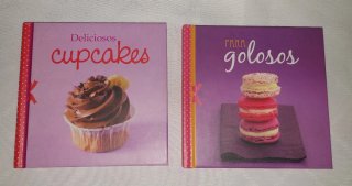 Colección de 4 libros de repostería.