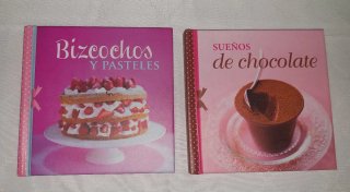 Colección de 4 libros de repostería.