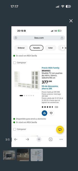 Estantería blanca y madera