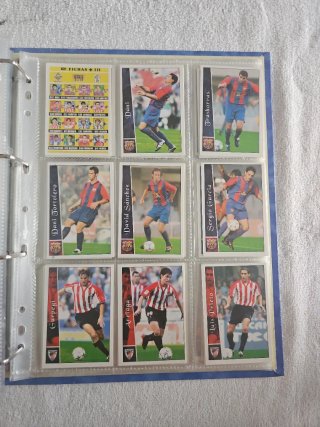 Álbum cromos Liga 2003 Mundicromo