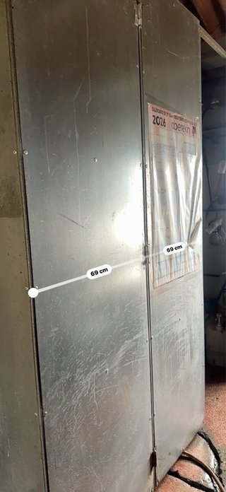 Cerramiento/Armario Chapa Galvanizada Reforzada
