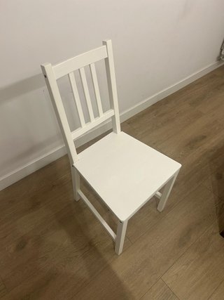 4 Sillas - IKEA - Blanco y Negro - Muy buen estado