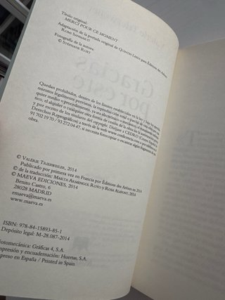 Libro: Gracias por este momento