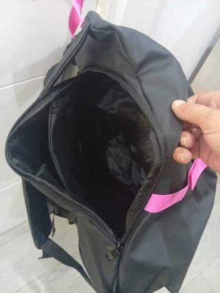 Mochila MotoCentric Dream 30L Negra y Rosa