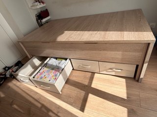 Cama nido tatami madera