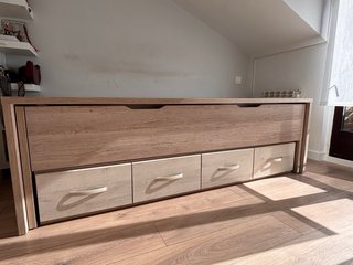 Cama nido tatami madera