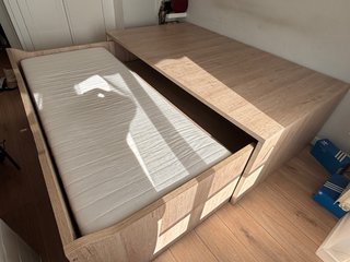 Cama nido tatami madera