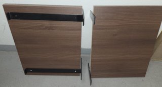 Estanterías de pared madera y metal