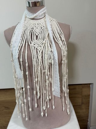 Bandana Macramé Algodón Reciclado