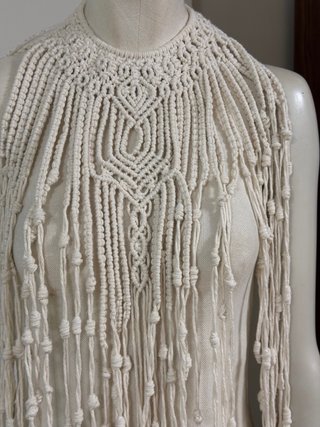 Bandana Macramé Algodón Reciclado